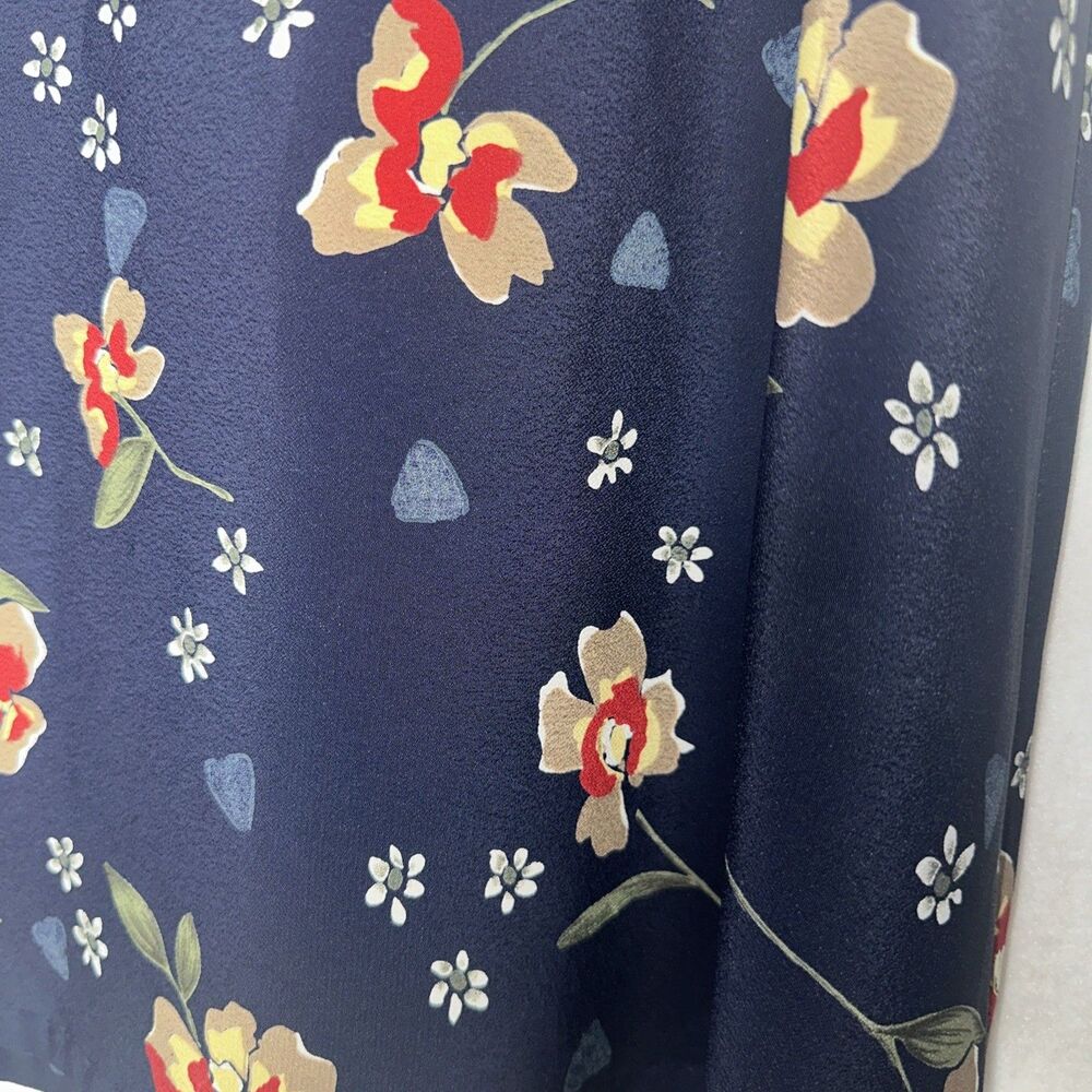 Vintage Maggie Lawrence Floral Midi Skirt Women Lightweight Boho Cottagecore Sz0 - Picture 5 of 7